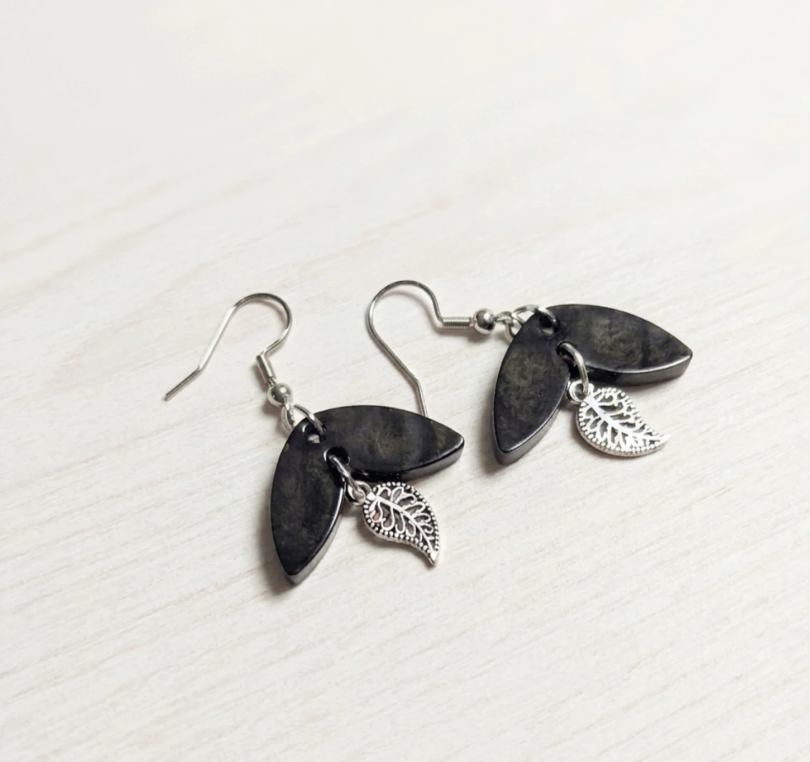 Boucles d'oreilles en résine 🥰 